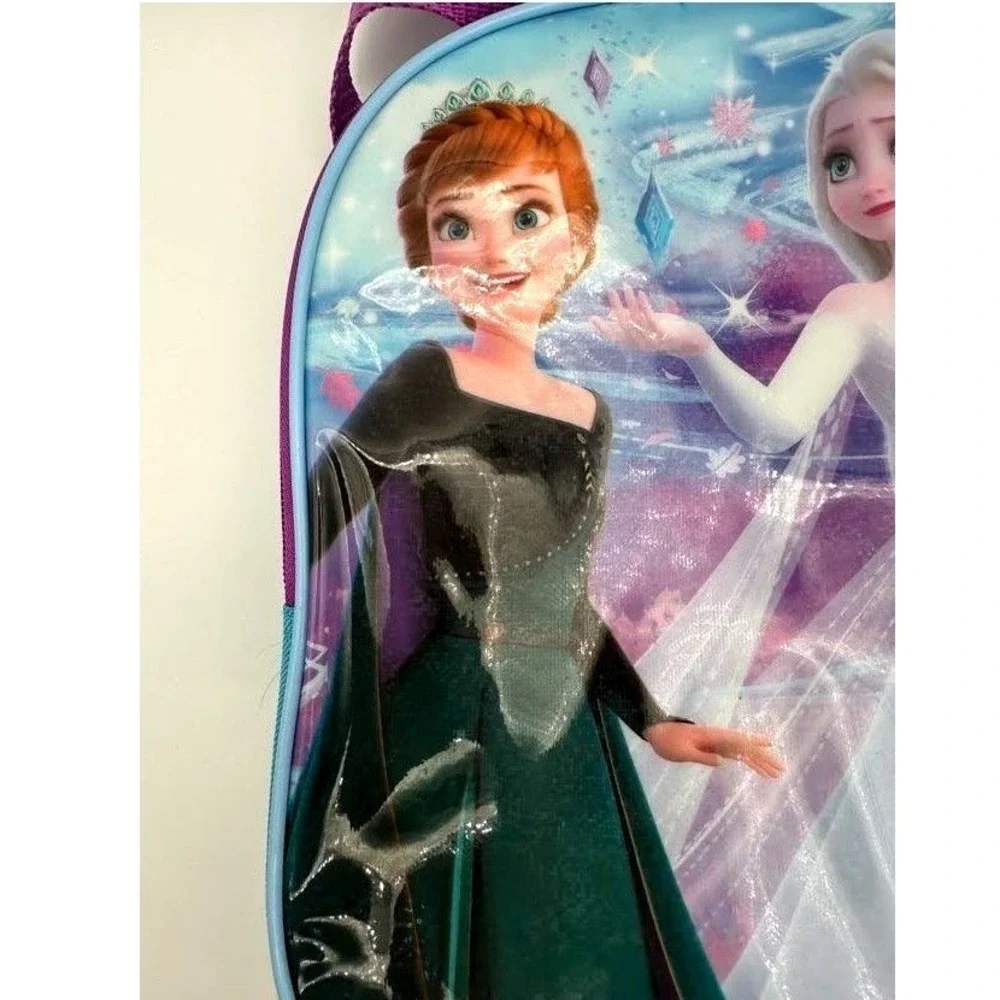 Disney Frozen 2 Anna Elsa Mini Backpack Teal Purple Toddler Kids School Bag